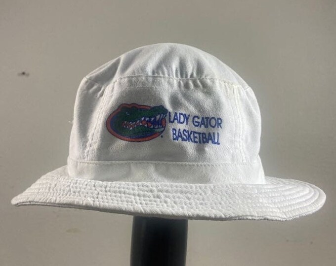 Vintage Florida Gators Bucket Hat Size M / L NCAA College Football UF University of Florida 1990s 90s