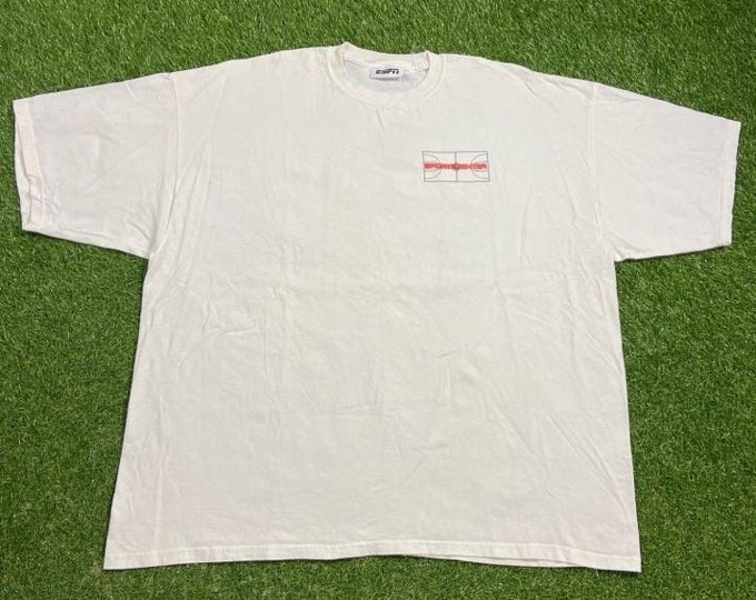 Vintage ESPN Sports Center T Shirt Tee Size 3X Disney Sports Nfl Football Nba Basketball Mlb Baseball Nhl Hockey 1990s 90s