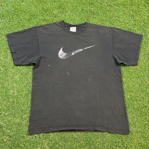 Vintage Nike T Shirt Tee Made USA Size Large L Air Jordan Just Do It Rare 1990s 90s Sportswear Big Print Swoosh Jordan