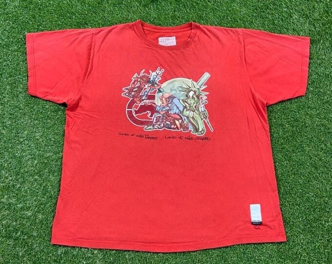Vintage Ecko T Shirt Tee Size XXL 2XL Streetwear Brand Quality 1990s Comfy Great Fit Original 90s All Over Print