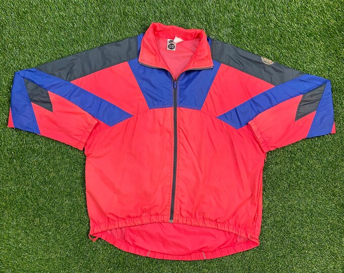 Vintage Nike Echelon Windbreaker Jacket Just Do It! Sportswear Size Xtra Large XL Athletic Wear Classic 90s 1990s Light Rain Jacket Coat