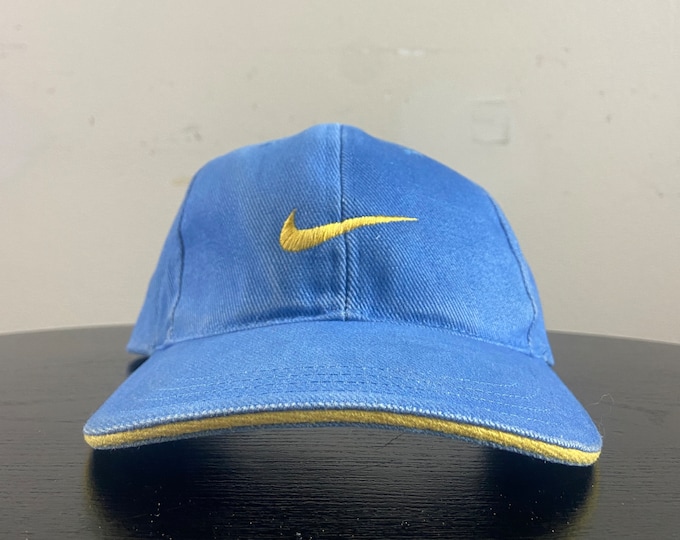 Vintage Nike Snapback Hat OSFA Just Do it Air Jordan Classic Headwear Sportswear Cap 1990s 90s