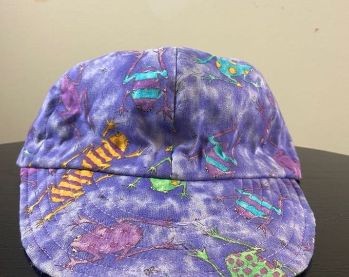 Vintage One Willow Reversible Hat Size Medium Biking Marathon Outdoor Recreational Clothing 1980s 80s