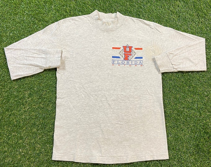 Vintage Florida Gators Long Sleeve Shirt Signal Sports Made USA Size Small S NCAA College Football UF University of Florida 1990s 90s