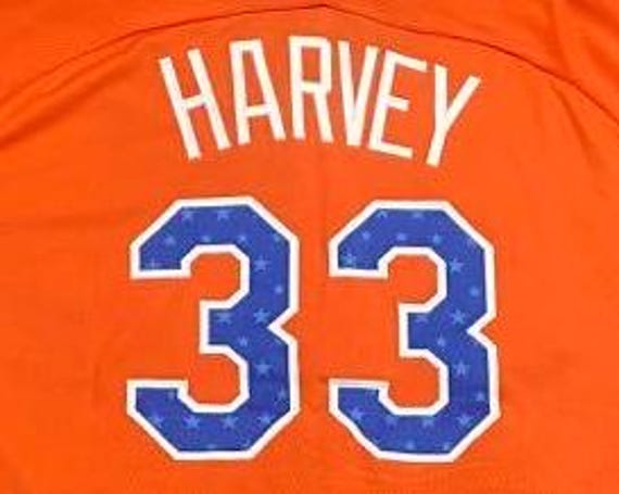 Vintage New York Mets Matt Harvey #33 Jersey Majestic Size XXL 2XL