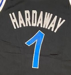 Vintage Orlando Magic Penny Hardaway 1 Jersey Champion Size 