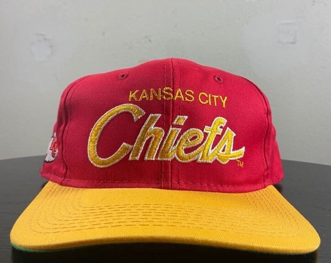 Vintage Kansas City Chiefs Snapback Hat Sports Specialties OSFA NFL Football Super Bowl Champions KC Pat Mahomes 1990s 90s