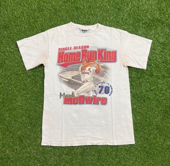 Vintage St Louis Cardinals Mark Mcgwire T Shirt Tee Lee Sport 