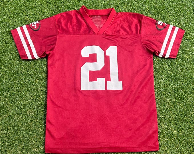 Vintage San Francisco 49ers Frank Gore Jersey Youth Large NFL Football California Joe Montana Classic 1990s 90s