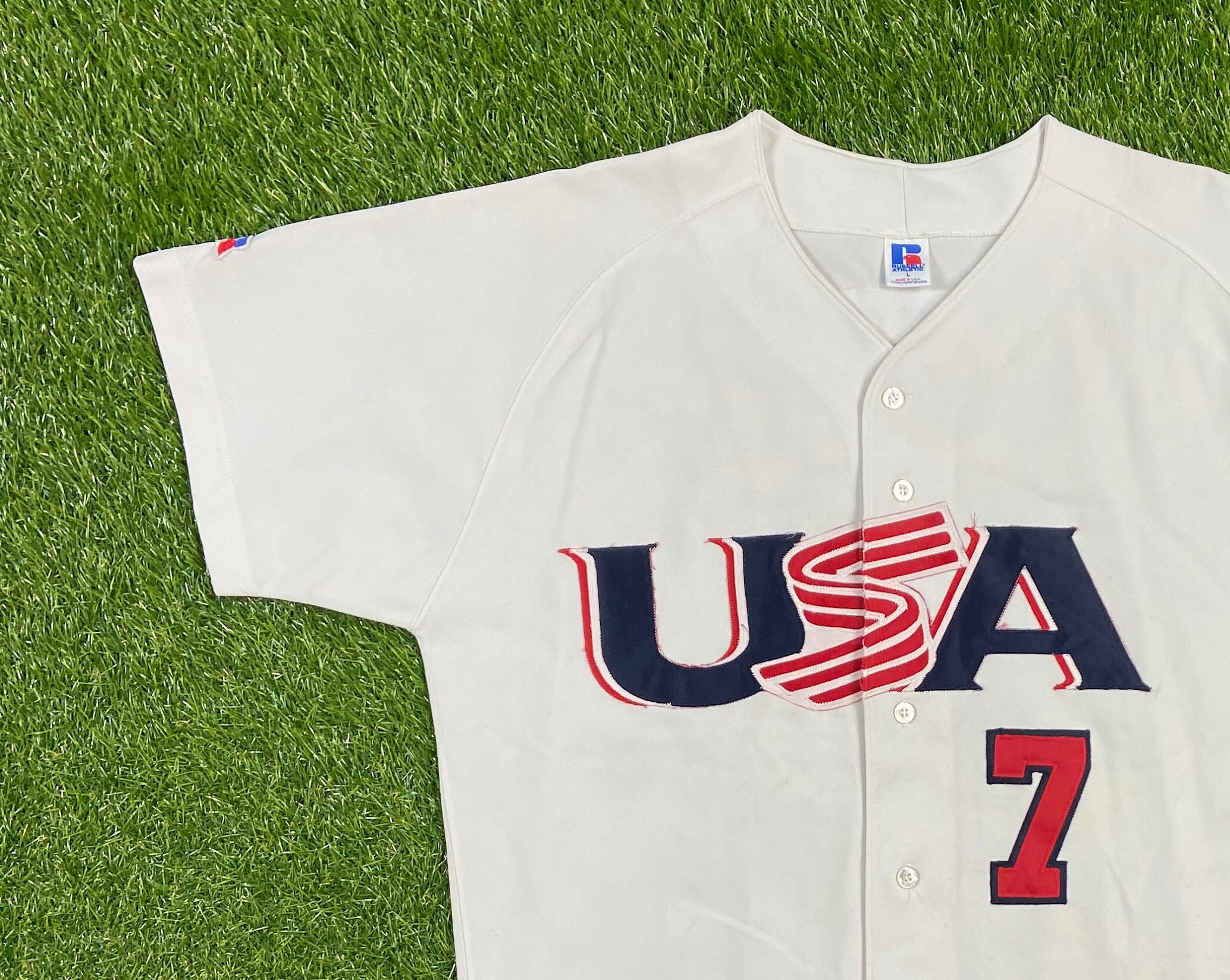 Derek Jeter Jersey - USA 2006 World Baseball Classic Throwback
