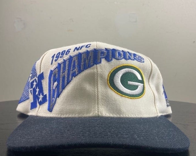 Vintage Green Bay Packers Snapback Hat Cap Sports Specialties OSFA NFL Football Wisconsin Pack Cheese Head 1990s 90s Deadstock With Tags