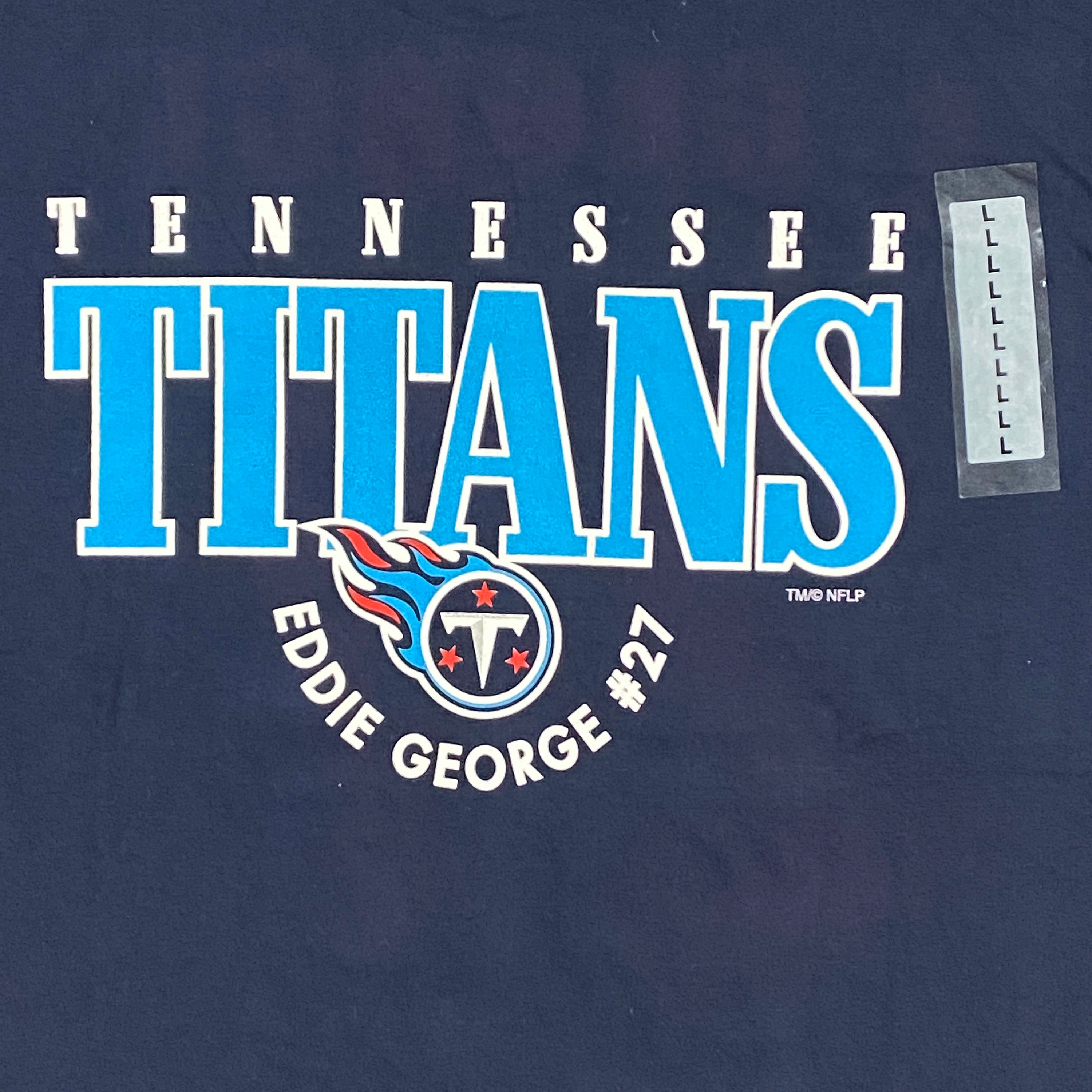 Tennessee Titans: Eddie George Fan Alternate 2001/02 (XL) – National  Vintage League Ltd.