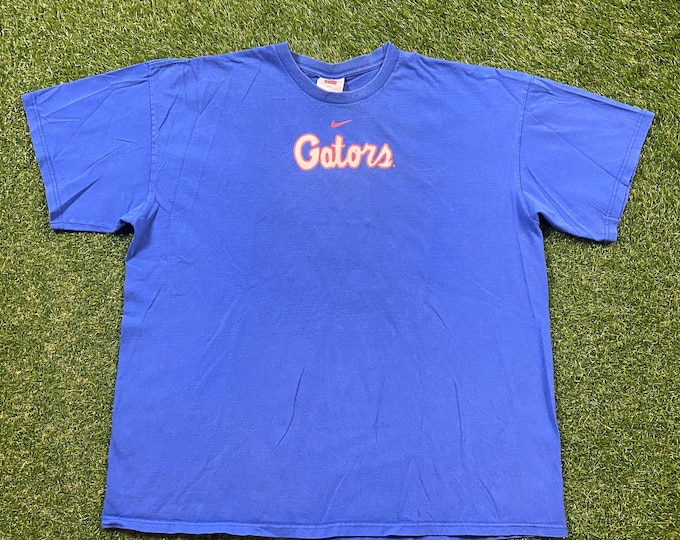 Vintage Florida Gators T Shirt Tee Nike Size XXL 2XL NCAA College Football UF University of Florida 1990s 90s
