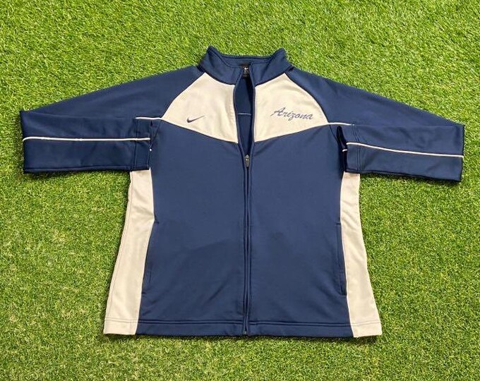 Vintage University of Arizona Wildcats Track Jacket Nike Size Youth Large NCAA College Basketball Phoenix 1990s 90s