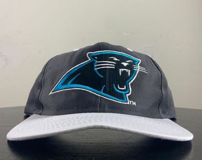 Vintage Carolina Panthers Snapback Hat Competitor OSFA NFL Football Charlotte North Carolina NC 1990s 90s