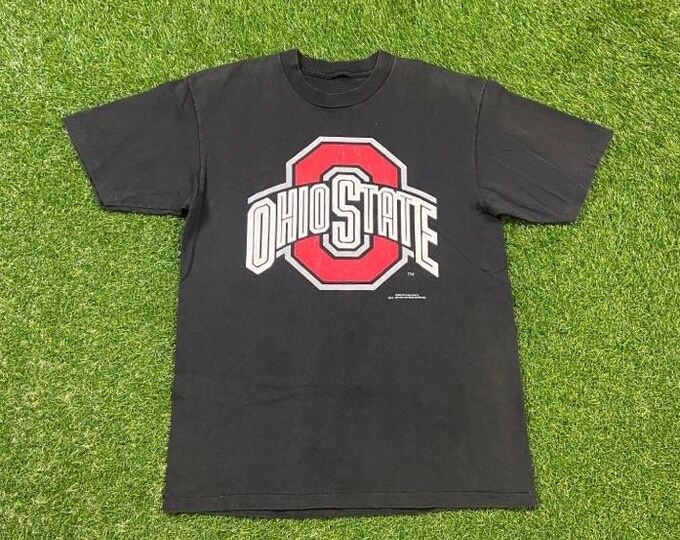Vintage Ohio State University T Shirt Tee Size Small S Buckeyes Cleveland OSU NCAA College Football 1990s 90s