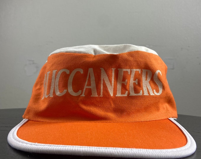 Vintage Tampa Bay Buccaneers Helmet Hat Size Small / Medium NFL Football Florida FL 1980s 80s
