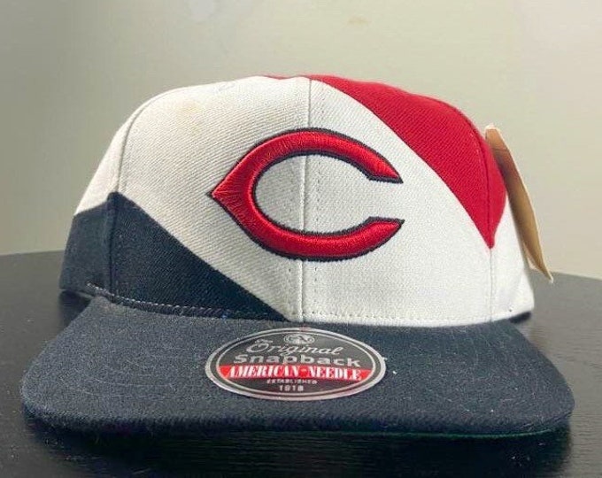 Vintage Cincinnati Reds Snapback Hat American Needle OSFA MLB Baseball Ken Griffey JR Ohio Cleveland New With Tags