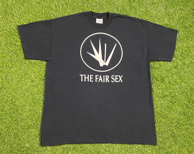 Vintage The Fair Sex T Shirt Rock Band Tee Size Xtra Large XL Rare Rock Merch Classic German New Wave 1980s 80s