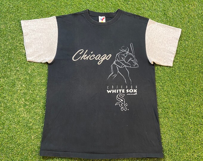 Vintage Chicago White Sox T Shirt Tee Artex Sportswear Made USA Size Large L Chicago Illinois 1990s MLB 90s Baseball American League