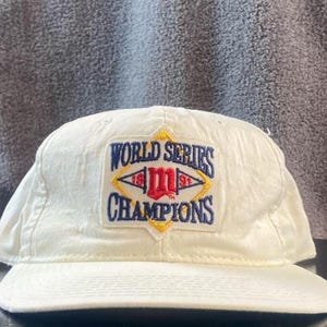 Vintage Minnesota Twins 1991 World Series Champions Snapback Hat
