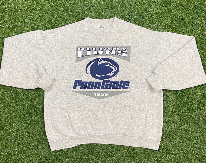 Vintage Penn State University Crewneck Sweatshirt Tee Jays Made USA Xtra Large XL Nittany Lions NCAA College Football Pennsylvania Pull Over
