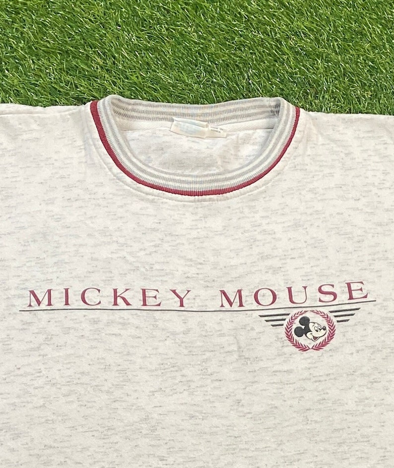 Vintage Mickey Mouse Crewneck Sweatshirt Size Medium M Walt Disney