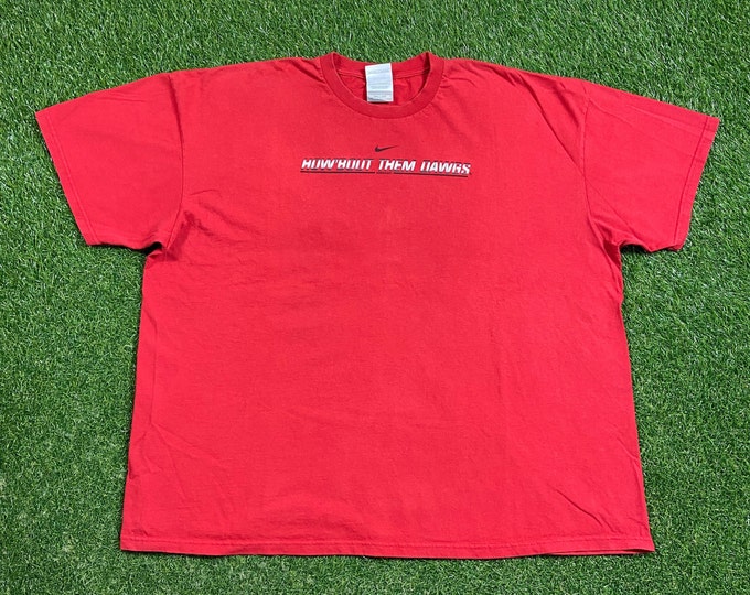 Vintage University of Georgia Bulldogs T Shirt Tee Nike Size 3X NCAA College Football Athens Atlanta Classic Red 1990s 90s