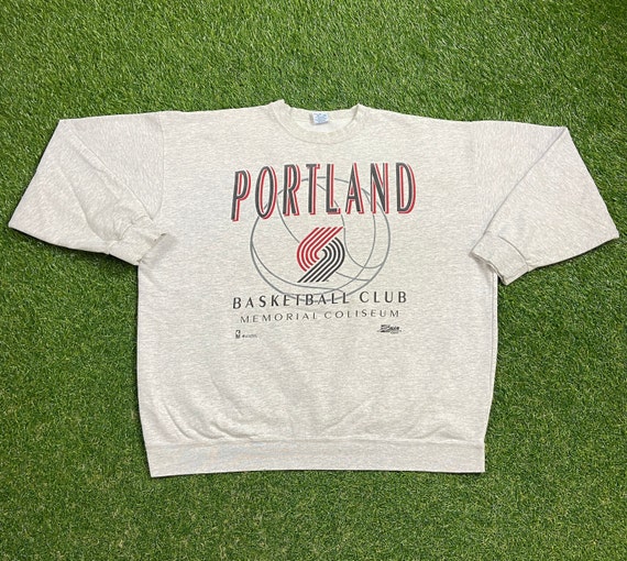 Vintage Portland Trail Blazers Crewneck Sweatshirt Made USA - Etsy