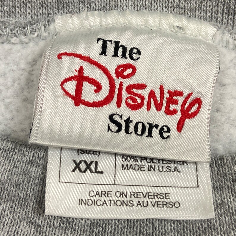 Vintage Mickey Mouse Crewneck Sweatshirt Made USA Size XXL 2XL Walt