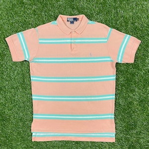 Vintage Ralph Lauren Polo Shirt Made USA Size Large RL American Apparel