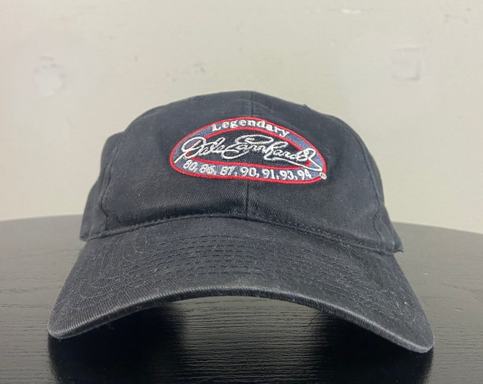 Vintage Dale Earnhardt 3 Strap Back Hat Chase Authentics OSFA NASCAR Racing Daytona 500 1990s 90s