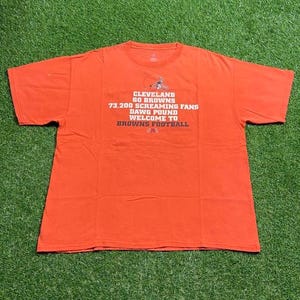 Vintage Cleveland Browns T Shirt Tee Size Xtra Large XL Ohio NFL Football Dawg Pound 1990s 90s