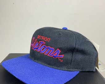 Vintage Detroit Pistons Snapback Hat Sports Specialties NBA
