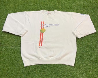 Vintage Nike Tennis Crewneck Sweatshirt Made USA Size Large L US Open Serena Williams Andre Agassi Wimbledon Australia Open 1990s 90s