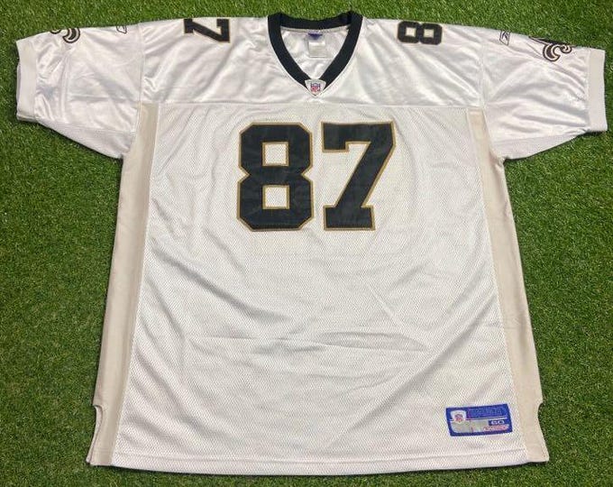 Vintage New Orleans Saints Joe Horn #87 Jersey Reebok Size 60 NFL Football Louisiana Big Easy 00s
