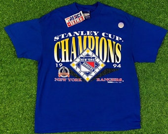 Vintage New York Rangers Stanley Cup Champs 1994 Hockey T Shirt