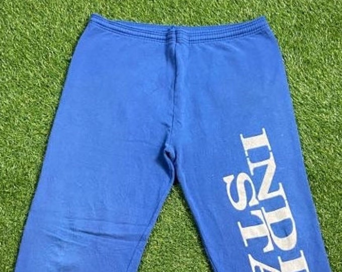 Vintage Indiana State University Sweat Pants Wolf Made USA Size Xtra Large XL NCAA College Football 1990s 90s