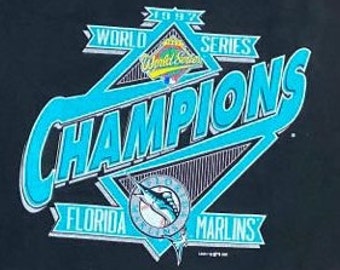 90s Florida Marlins 1997 World Series Champs t-shirt Large - The Captains  Vintage