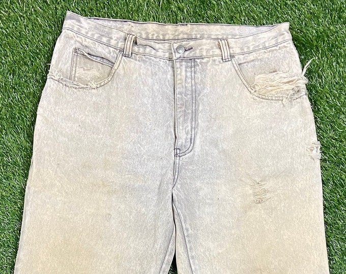 Vintage Pepe Jeans Size 38 x 32 1990s 90s American USA Classic Blue Jean Pants Bottoms True Vtg