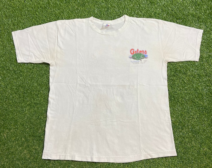 Vintage Florida Gators T Shirt Tee Made Usa Size XXL 2XL NCAA College Football UF University of Florida 1990s 90s