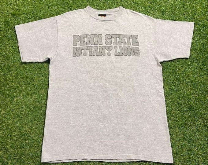 Vintage University of Penn State Nittany Lions T Shirt Tee Size Xtra Large XL NCAA College Football Pennsylvania Classic 1990s 90s