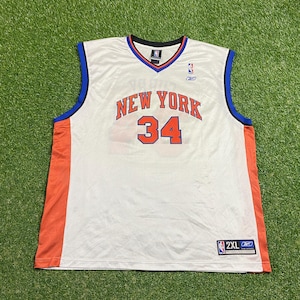 Vintage New York Knicks Ed Knicks #34 Jersey Reebok Size XXL 2XL NBA Basketball Madison Square Garden 00s