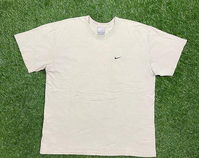 Vintage Nike T Shirt Tee Size Xtra Large XL Nike Swoosh Check Mark Just Do It Classic Air Jordan 1990s 90s Original