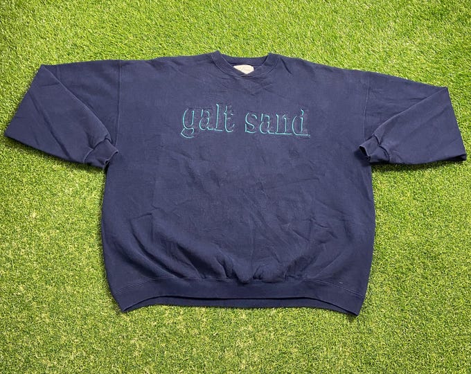 Vintage Galt Sand Crewneck Sweatshirt Made USA Size Xtra Large XL Quality Oversized Comfy Great Fit Original Pull Over 1990s 90s