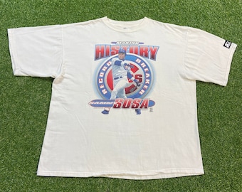 スターター　ビックサイズ　シカゴ・カブス　サミーソーサ　ゲームシャツ ヴィンテージ シカゴ・カブス サミー・ソーサ Tシャツ スターター