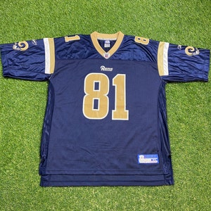 Vintage St Louis Rams Torry Holt #81 Jersey Reebok Size Xtra Large XL NFL Super Bowl Football Missouri Los Angeles 00s