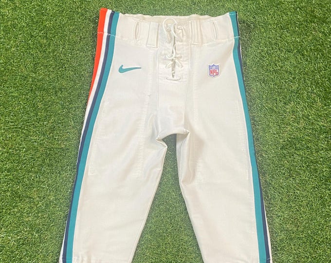 Vintage Miami Dolphins Football Pants Starter Made USA Size 32 NFL Football Florida Uniform 00s Game Issued Game Worn