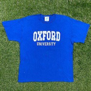 Vintage University of Oxford T Shirt Tee Made in United Kingdom UK Size Xtra Large XL England Original Euro