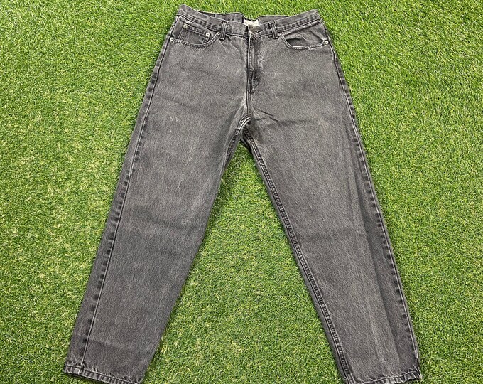Vintage Canyon River Blues Black Jeans Size 34 x 30 American USA Classic Jean Pants Dungerees Vtg Bottoms 1990s 90s